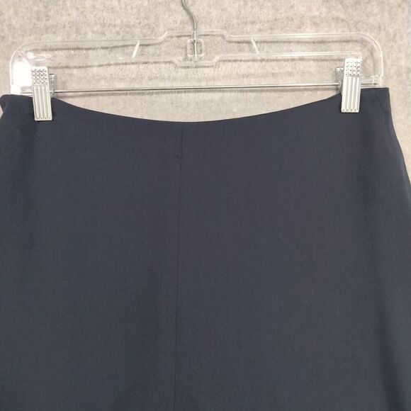 Lauren Ralph Lauren LRL Shorts Womens Size 4 Culottes Navy Blue Knee Length Wide - Picture 2 of 10